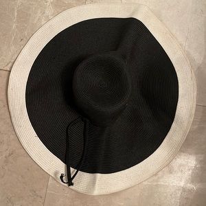 Large brimmed, glam, sun hat